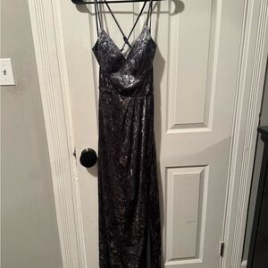 City Triangles Shimmering Dark Dress